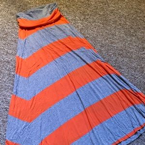 GAP maxi striped skirt